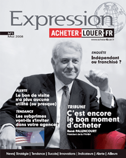 Couverture Magazine Expression numero 1 - Le magazine des gens (et des agents immobiliers) 