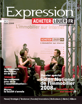 Couverture magazine expression numero 2 - Salon de l’immobilier 2008 Le salon de la vitalité ! Couverture magazine expression numero 2 - Salon de l’immobilier 2008 Le salon de la vitalité !