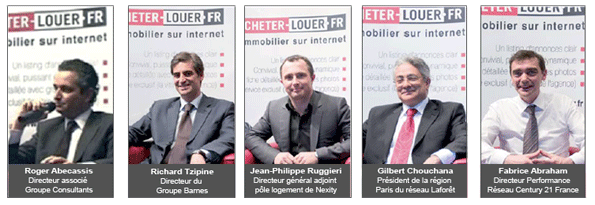 Professionnels interviewés pendant le salon de l'immobilier Professionnels interviewés pendant le salon de l'immobilier