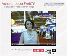 logo Webtv Première télé du web consacrée à l'immobilier