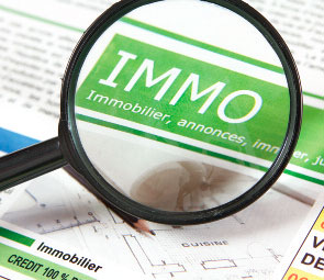 loupe sur l'immobilier