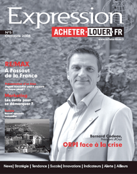 Couverture magazine expression numero 5 - Un marché immobilier assaini, un métier d'agent immobilier qui se professionnalise Couverture magazine expression numero 5 - Un marché immobilier assaini, un métier d'agent immobilier qui se professionnalise