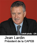 Jean Lardin Président de la CAPEB Jean Lardin Président de la CAPEB