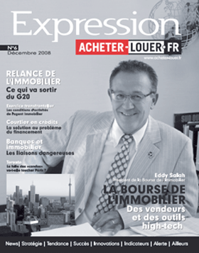 Couverture Magazine Expression numero 6 - Relance économique mondiale : une bouffée d’oxygène pour l’immobilier Couverture Magazine Expression numero 6 - Relance économique mondiale : une bouffée d’oxygène pour l’immobilier